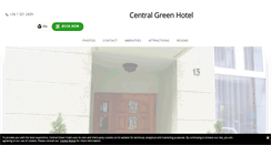 Desktop Screenshot of centralgreenhotel.hu