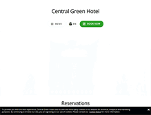 Tablet Screenshot of centralgreenhotel.hu